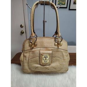 B Makowsky Extra Large Genuine Leather Shoulder Bag